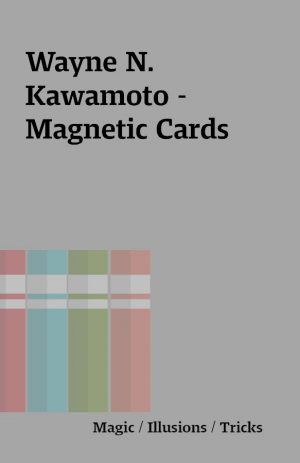 Wayne N. Kawamoto – Magnetic Cards