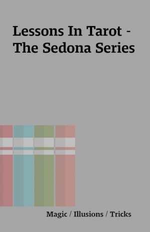 Lessons In Tarot – The Sedona Series