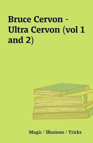 Bruce Cervon – Ultra Cervon (vol 1 and 2)