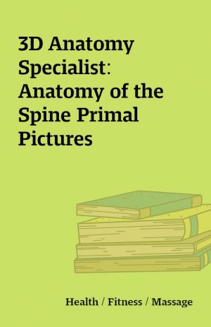 3D Anatomy Specialist: Anatomy of the Spine Primal Pictures