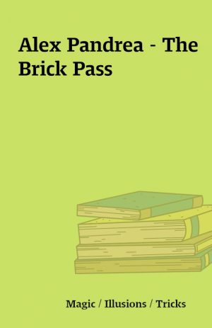 Alex Pandrea – The Brick Pass