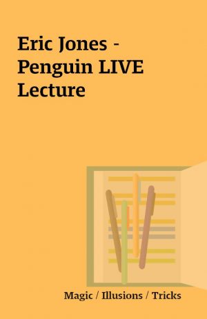 Eric Jones – Penguin LIVE Lecture