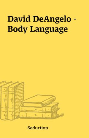 David DeAngelo – Body Language