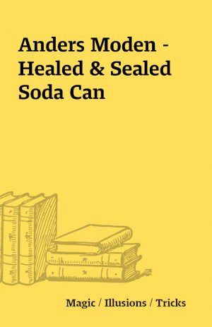 Anders Moden – Healed & Sealed Soda Can