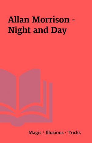 Allan Morrison – Night and Day