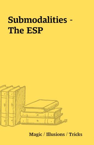 Submodalities – The ESP