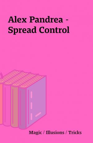 Alex Pandrea – Spread Control