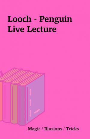 Looch – Penguin Live Lecture