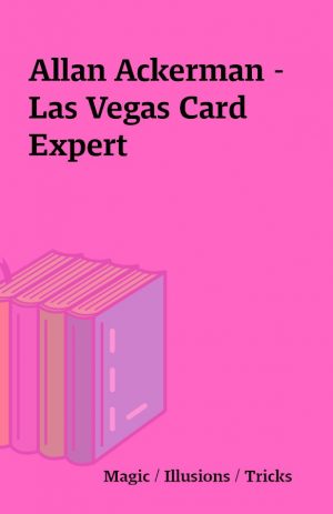 Allan Ackerman – Las Vegas Card Expert