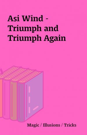 Asi Wind – Triumph and Triumph Again
