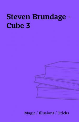 Steven Brundage – Cube 3