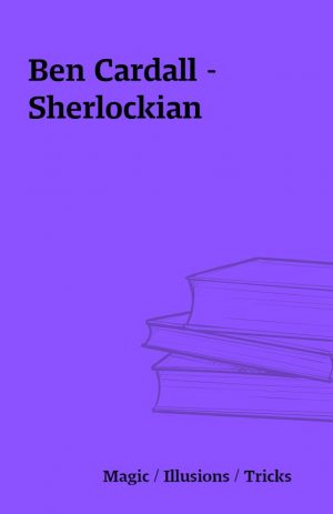 Ben Cardall – Sherlockian