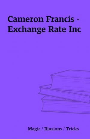 Cameron Francis – Exchange Rate Inc