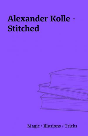 Alexander Kolle – Stitched