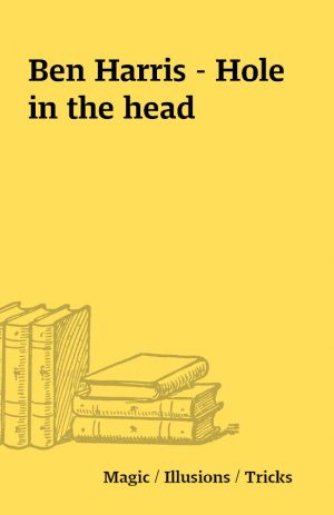 Ben Harris – Hole in the head